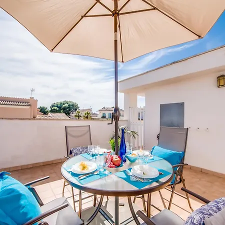 Sunny Retreat With Roof Terrace * Can Picafort (Mallorca)